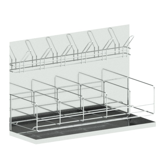 SLUICE ROOM SHELVES